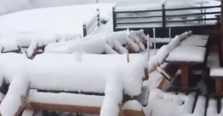 ZABIJELIO SNIJEG U AUGUSTU: Meteorolozi najavljuju smanjenje padavina tokom dana