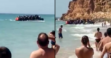 TURISTI NA POZNATOM LJETOVALIŠTU U NEVJERICI: Na plažu se iskrcali migranti,  A ONDA JE NASTALA DRAMA (VIDEO)