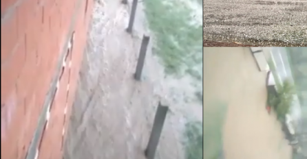Snažno nevrijeme pogodilo našu zemlju: Voda se slijevala 'potocima', PADAO I GRAD! (VIDEO)