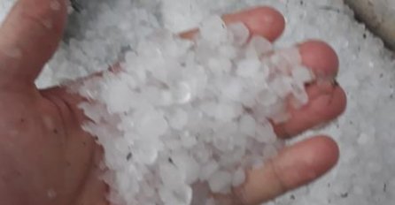 Nezapamćeno nevrijeme poharalo region: Oštećene i fasade, LED JE PREKRIO SVE KAO SNIJEG 