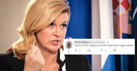 HRVATI SE UHVATILI ZA GLAVU OD MUKE: Pogledajte šta je Kolinda rekla o JOGURTU, ovakav blam se još nije desio!