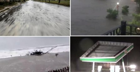 SPAŠAVAJTE ŽIVU GLAVU: Talasi stigli do kuća, lete krovovi i drveće, PRIZORI SU APOKALIPTIČNI (FOTO+VIDEO)