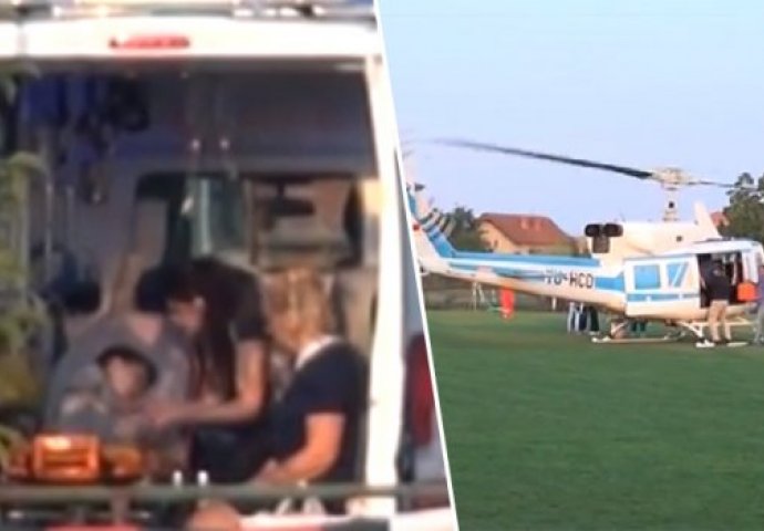 OBJAVLJEN DIRLJIV SNIMAK DUŠANOVOG POLASKA U BARSELONU: Bolničarka ga je u naručju donijela do helikoptera 