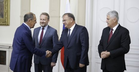 Sarajevo: Članovi Predsjedništva BiH dočekali Lavrova