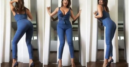 NIVES CELZIJUS U PLESNOM ZANOSU POKAZALA VIŠE NEGO ŠTO JE TREBALA: U preuskom kombinezonu zabavila fanove!