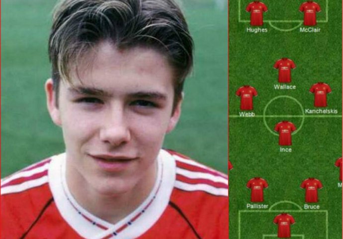 Prije 26 godina Beckham je debitovao za United, sjetite se ko je tada igrao za 'Crvene đavole'