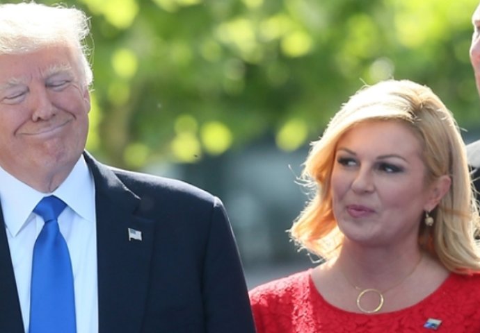 Jedino je njoj to uspjelo: Vidite li išta ČUDNO na OVOJ fotografiji Kolinde Grabar Kitarović sa Trumpovim?!