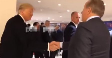PACOLLI SPOPAO TRUMPA U HODNIKU: Američki predjsednik ovako reagovao! (VIDEO)