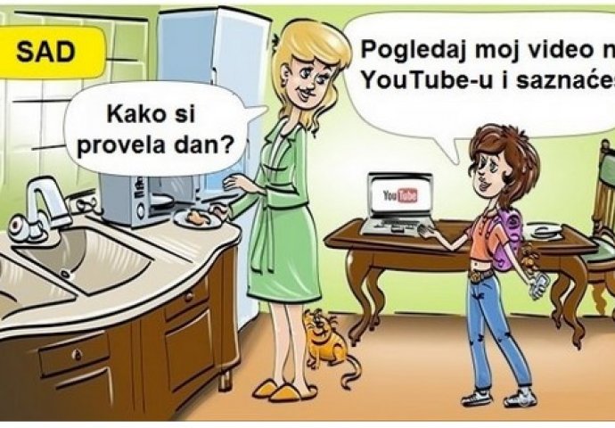 DJETINJSTVO NEKAD I SAD! Da je djetinjstvo nekada bilo daleko ljepše dokazuju i ove ilustracije