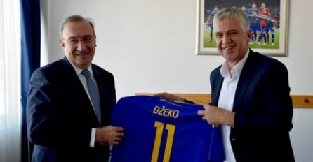 Ambasador Turske u posjeti Nogometnom savezu BiH