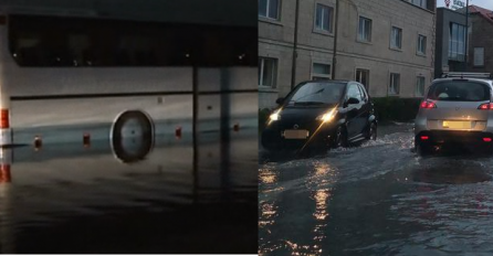 HAOS U REGIONU: Olujno nevrijeme potopilo grad, voda je prodirala u garaže, podrume, poslovne prostore, kuće!