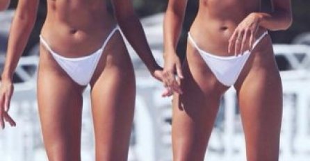 NAJLJEPŠA ŽENA NA SVIJETU POKAZALA OBLINE U BIJELOM BIKINIJU: Nisu mogli skinuti pogled s nje, a tek da joj vidite DEČKA! (FOTO)