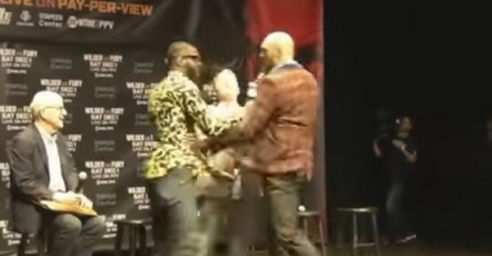 DRUGAČIJE NIJE MOGLO: Presica prekinuta, POGLEDAJTE obračun Furya i Wildera!