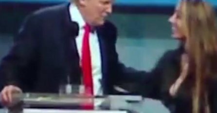 TRUMP JE DRŽAO GOVOR, A ONDA JE PRIŠLA ZGODNA DJEVOJKA: Zbog onog što je uradio svijet je OSTAO ZAPREPAŠTEN! (VIDEO)