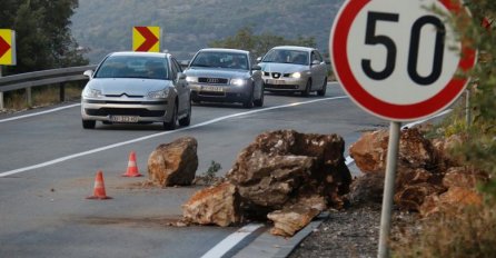 Vozači, oprez: Povećana opasnost od odrona