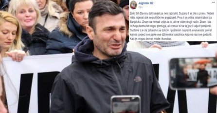 OVAJ ČOVJEK JE U GRUPI "PRAVDA ZA DAVIDA" OBJAVIO PORUKU, SVI NA NOGAMA : "Davore, ovo ti moram reći, pa ti vidi šta ćeš"