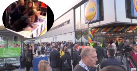 NEVIĐENI HAOS NA OTVARANJU LIDL-A U SRBIJI, NIJEMCIMA MUKA: Pogledajte šta je kamera snimila u jednoj prodavnici (VIDEO)