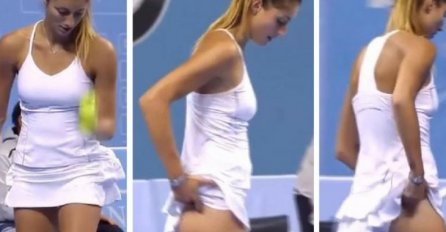 PREZGODNA Italijanka ne spada u tenisku kremu, ali raspamećuje muškarce: Kamerman nije mogao doći sebi OD OVOG PRIZORA