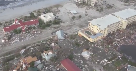 SNIMAK IZ ZRAKA LEDI KRV U ŽILAMA, EVO KAKO FLORIDA IZGLEDA NAKON PROLASKA URAGANA: Ovo je strašno!