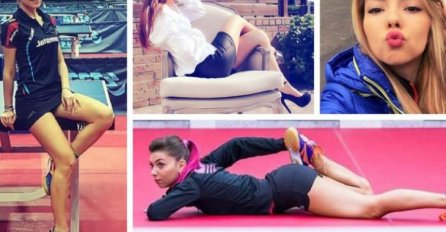 DŽEPNA VENERA ZALUDJELA SVE Njezini mečevi su najgledaniji, ne zbog forehand top spina već zbog pogleda...