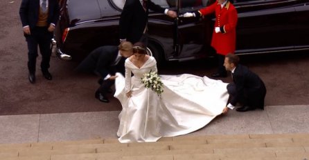UDALA SE PRELIJEPA UNUKA KRALJICE ELIZABETHE: Kad se okrenula svi su ugledali OGROMAN OŽILJAK I ZANIJEMILI OD PRIZORA (FOTO)