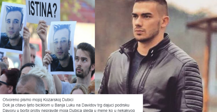 Duško je poslao otvoreno pismo svojoj Kozarskoj Dubici: '' Dok vi po kafićima ispijate kafe ja u znoju''