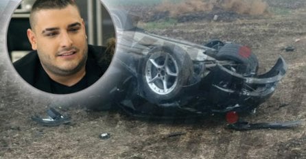 DARKO LAZIĆ DOŽIVIO TEŠKU SAOBRAĆAJNU NESREĆU: Auto smrskano, dijelovi razbacani po putu, POGLEDAJTE STRAVIČNE PRIZORE (FOTO)