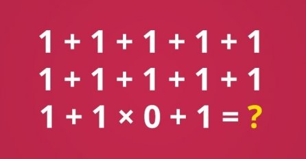 Samo 1% ljudi OVAJ ZADATAK zna riješiti tačno iz prvog pokušaja: JESTE LI MEĐU NJIMA?!