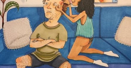 BRUTALNE ILUSTRACIJE: Ovako se ponašaju parovi u dugim vezama kad misle da ih niko ne gleda (FOTO)