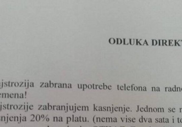 "OVAKO VIŠE NE MOŽE": Poruka direktora radnicima digla internet na noge, sve će vam biti jasno kada do kraja pročitate 