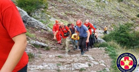 U toku akcija spašavanja na lokalitetu ispod 'Djevojačkih stijena'