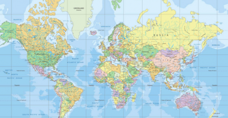 KARTA SVIJETA KOJU SVI ZNATE JE POTPUNO LAŽNA: Pogledajte kako zaista IZGLEDA SVIJET, spremite se na iznenađenje (FOTO)