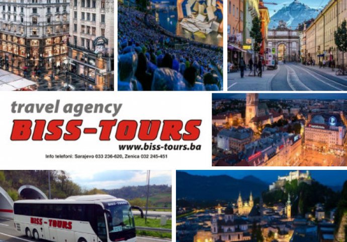 Turistička agencija Biss Tours je pripremila fantastične cijene povratnih autobuskih karata: Beč, Bregenz, Salzburg, Innsbruck, Zagreb!
