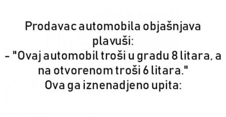 VIC : Plavuša kupuje automobil