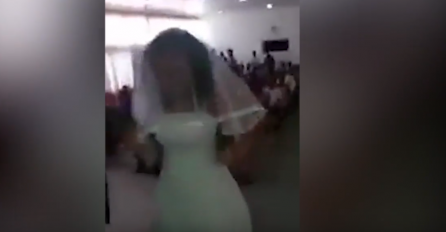 SVI PRIČAJU O OVOME: Bijesna djevojka uletjela na SVADBU LJUBAVNIKA U VJENČANICI, a onda je nastao HAOS (VIDEO)