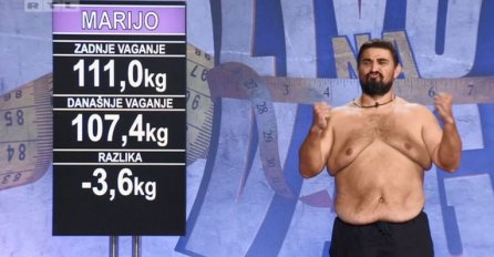 DO SADA JE SMRŠAO 50 KILOGRAMA: Pogledajte kako je Baro izgledao kad je tek ušao u Život na vagi, OVO NIJE MOGUĆE! (FOTO)