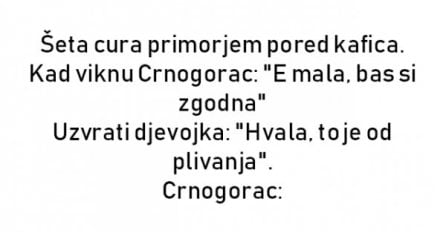 VIC : Crnogorac i zgodna djevojka