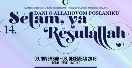 Na manifestaciji 'Selam, ya Resulallah' 30 programa i 250 učesnika