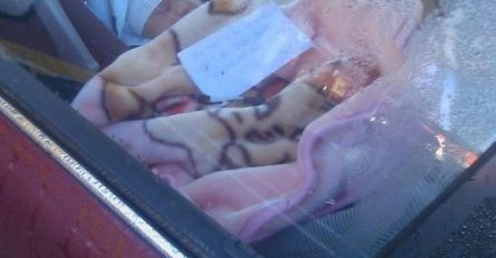 OSTAVILA BEBU NA PARKINGU SA PORUKOM: Kada su prolaznici pročitali, UHVATILI SU SE ZA GLAVU OD ŠOKA!