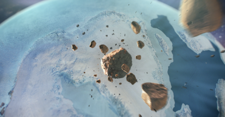 Otkriven krater ispod 0,8 kilometara debelog leda na Grenlandu