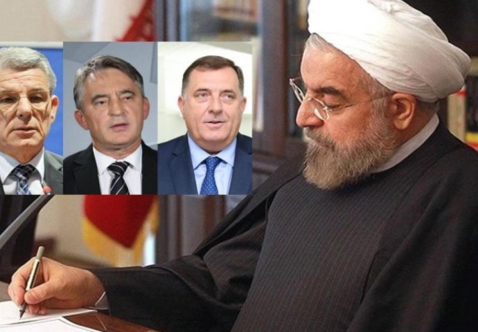 Iranski predsjednik Rouhani uputio čestitke novim članovima Predsjedništva BiH