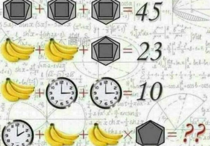MATEMATIČKA MOZGALICA KOJA JE ZALUDJELA INTERNET! Zagonetka koja je pokrenula brojne rasprave, da li vi znate tačan odgovor?