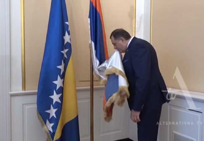 SKANDAL ZBOG SRPSKE ZASTAVE U PREDSJEDNIŠTVU BiH: Komšić će prijaviti Dodika (VIDEO)