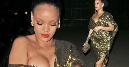 OSVANULA U CRVENOM DONJEM VEŠU: Rihanna pozirala bez grudnjaka, skupila 4 miliona lajkova za dan!(FOTO)