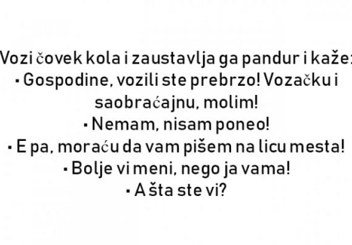 VIC : Prebrza vožnja