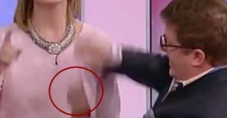 SKANDAL, VODITELJICA PONIŽENA U PROGRAMU UŽIVO: Kolega joj podigao MAJICU I POKAZAO SVE! (VIDEO)