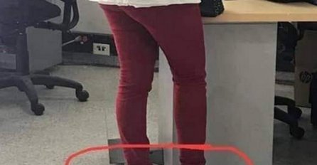 DOŠLA JE DO ŠALTERA, A SVI SU SAMO GLEDALI U NJENE NOGE: Ovakva blamaža se ne pamti! (FOTO)