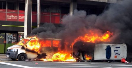 Sukob policije i demonstranata u žutim prslucima na ulicama Brisela