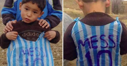 DJEČAK JE OD PLASTIČNE KESE NAPRAVIO MESIJEV DRES: Upoznao je slavnog fudbalera, a ONDA MU JE SVE KRENULO NIZ BRDO!