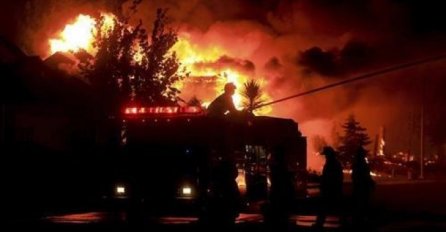 GORI KUĆA POLICAJCA U SRBIJI: Vatra se proširila na GARAŽU I PRIZEMLJE, evo šta su policajci pronašli